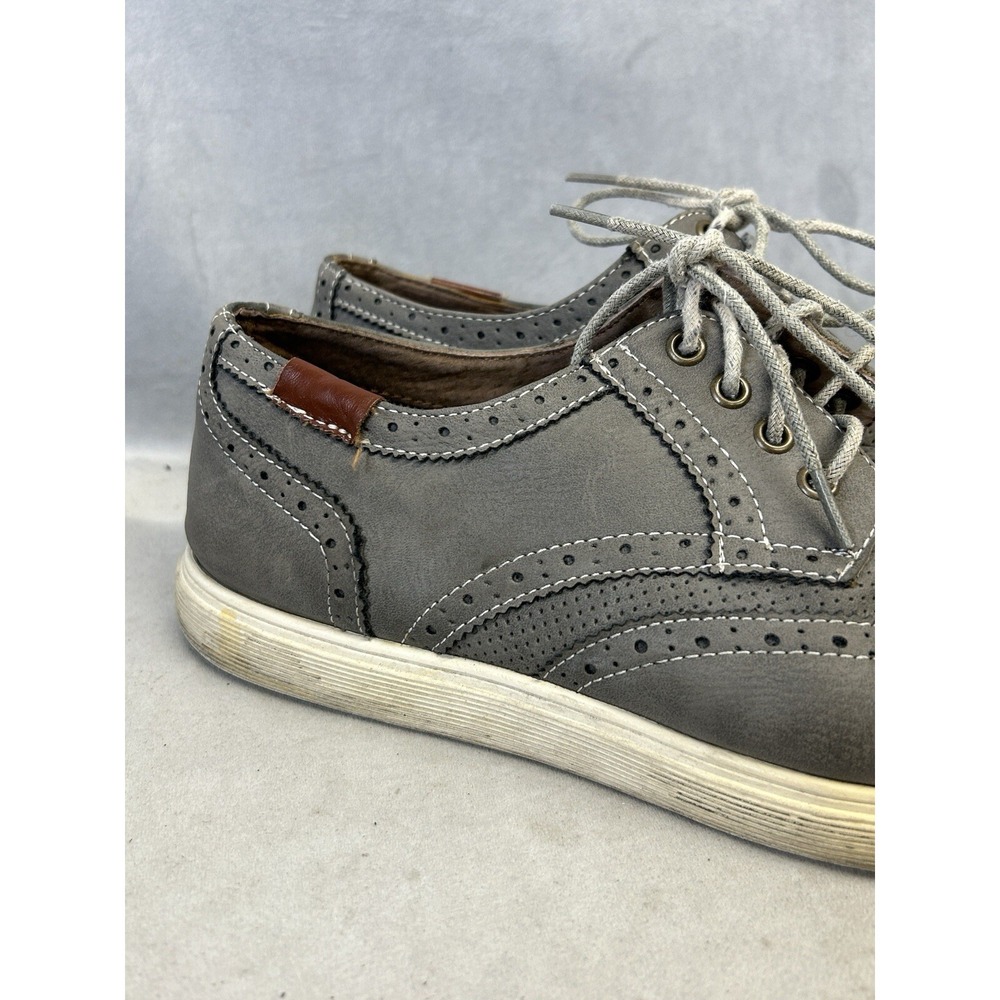 Madden Ranney Wingtip Casual Shoes Mens Size 12 Steve‎ Madden Lace Up Blue/ Gray - Picture 2 of 16